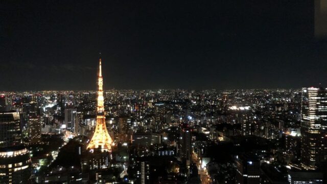アンダーズ東京からの東京タワー