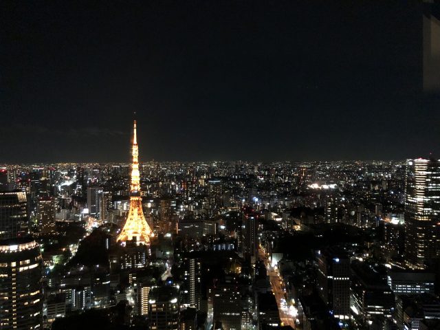 アンダーズ東京からの東京タワー